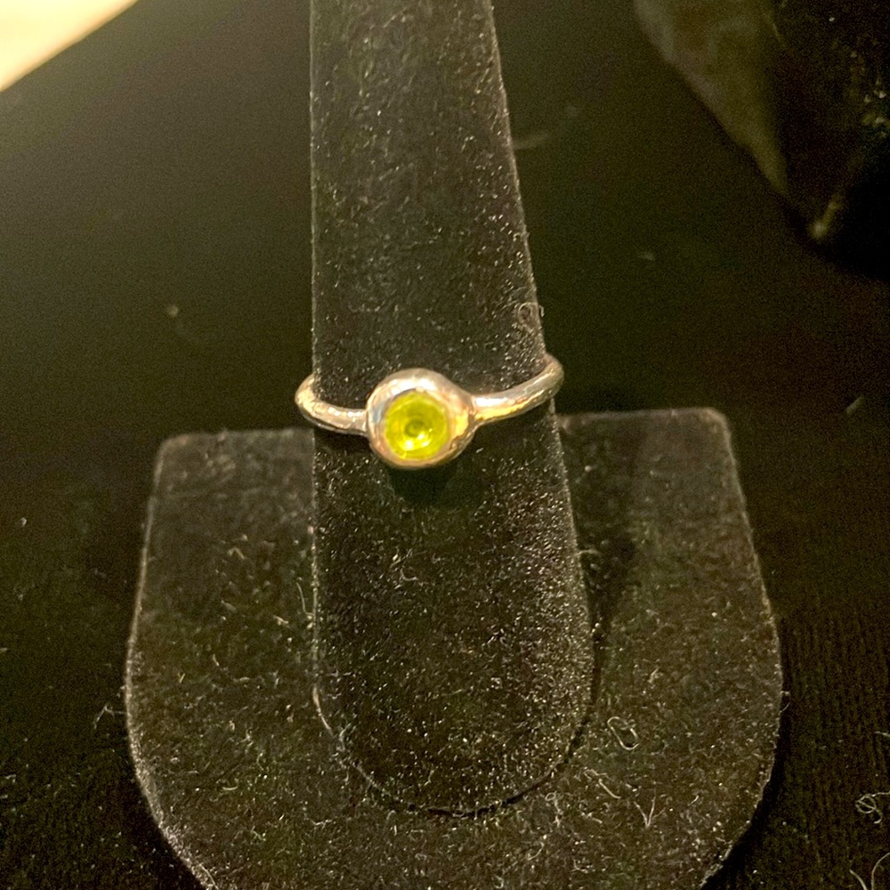 Silpada ring retired. Nib sterling silver and pyrite